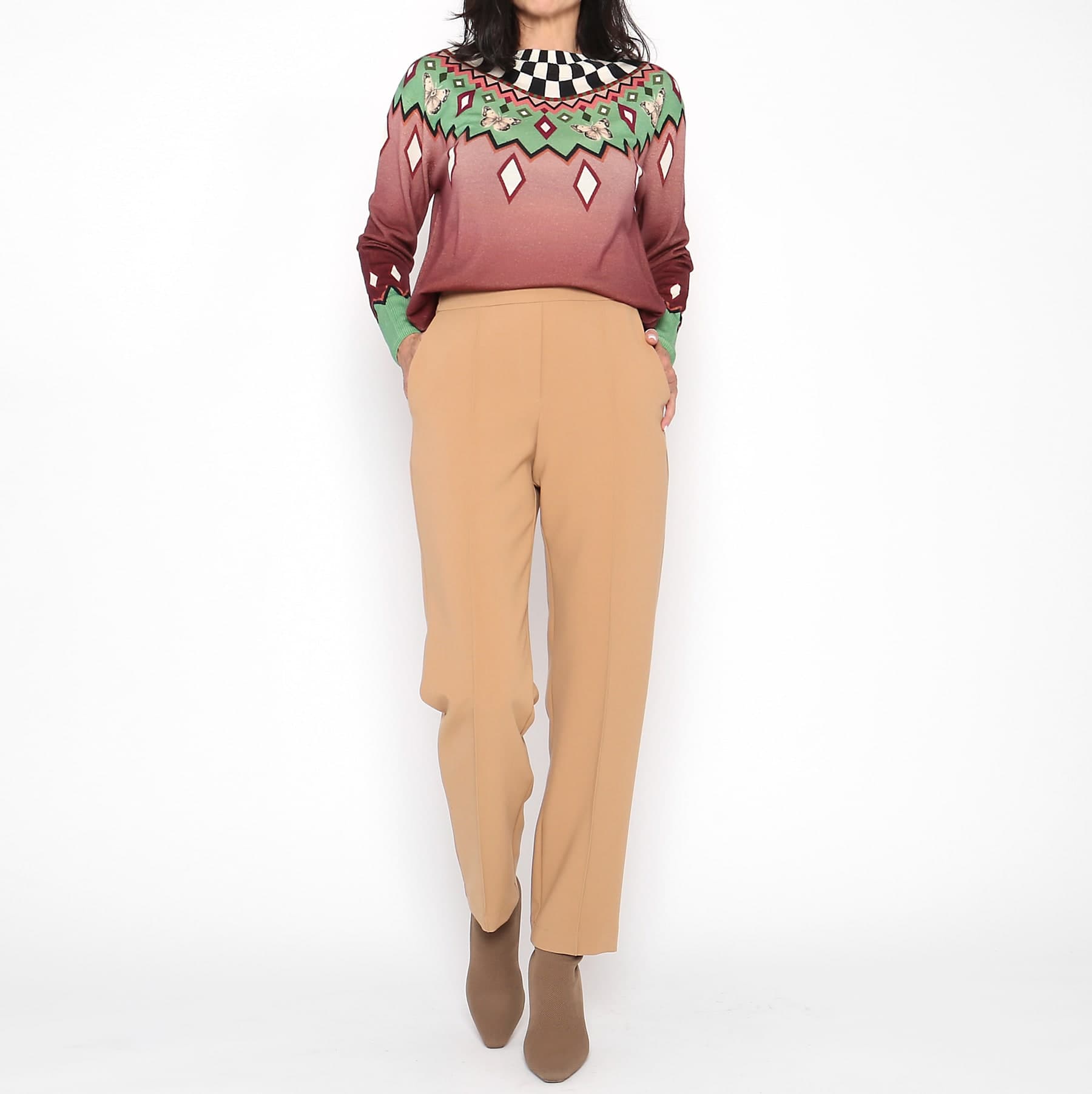 Pantalón Florencia Camel — foto 2