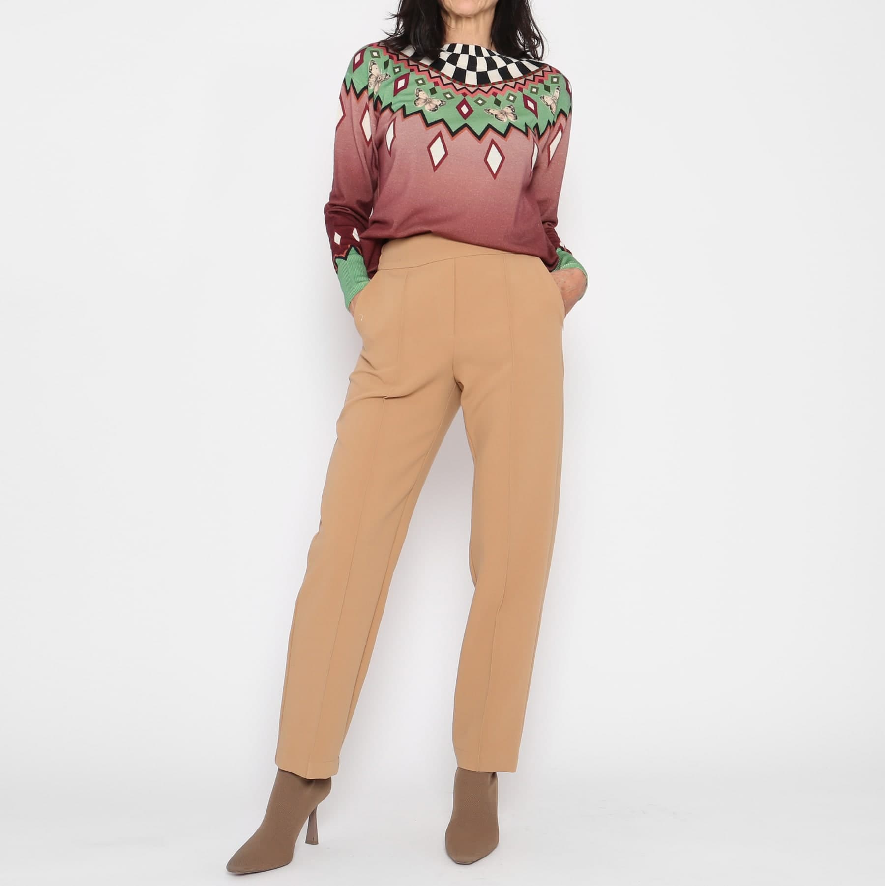 Pantalón Florencia Camel — foto 3