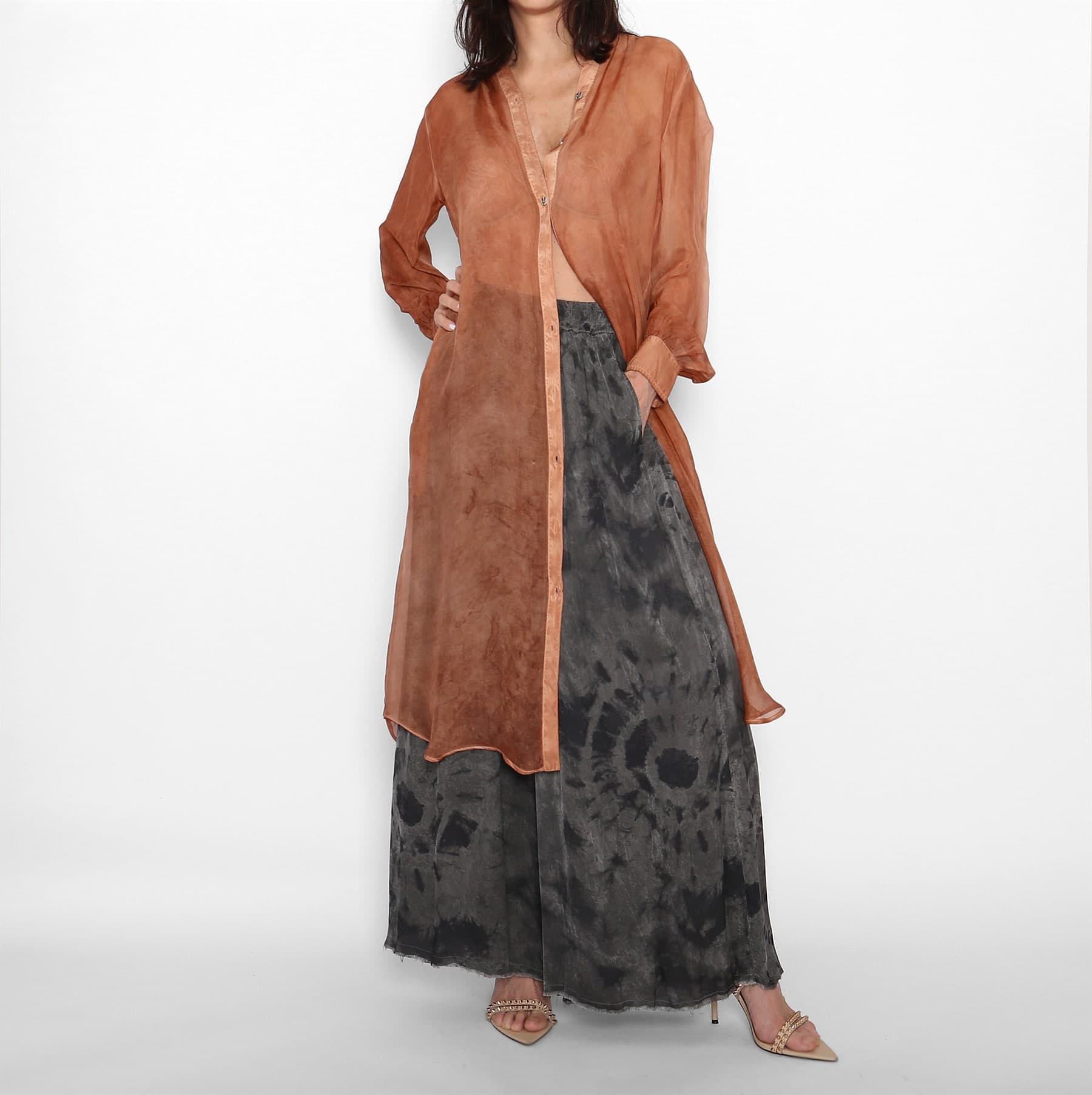 Vestido/Chaqueta Ocre