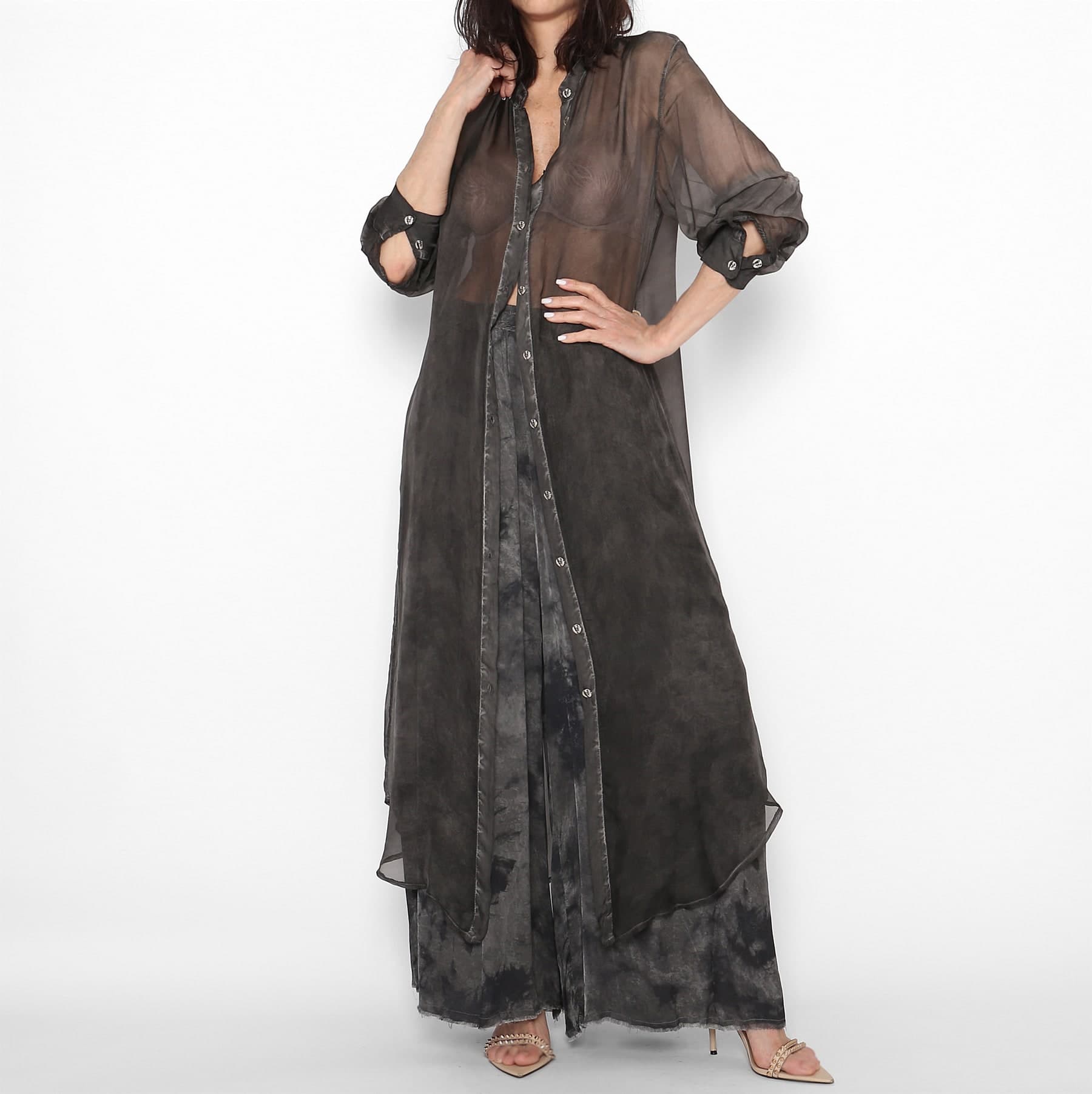 Vestido/Chaqueta Plomo