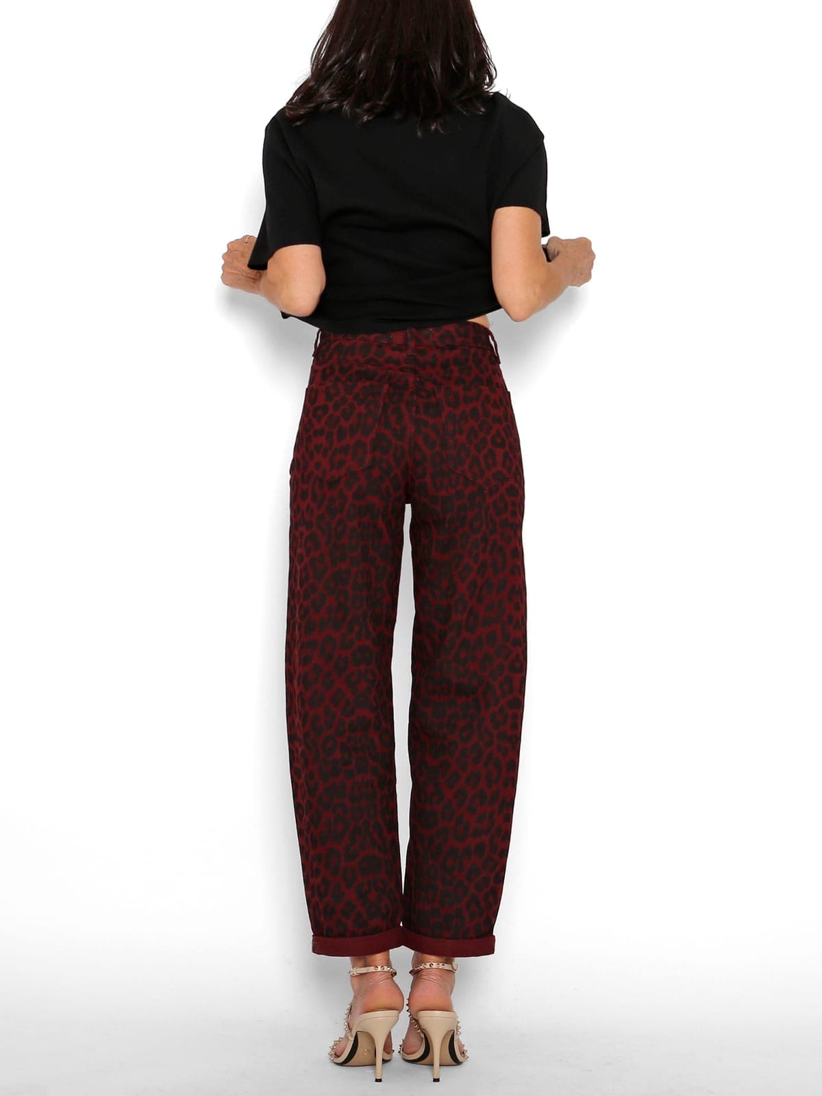 Pantalón Animal Print Rojo — foto 3