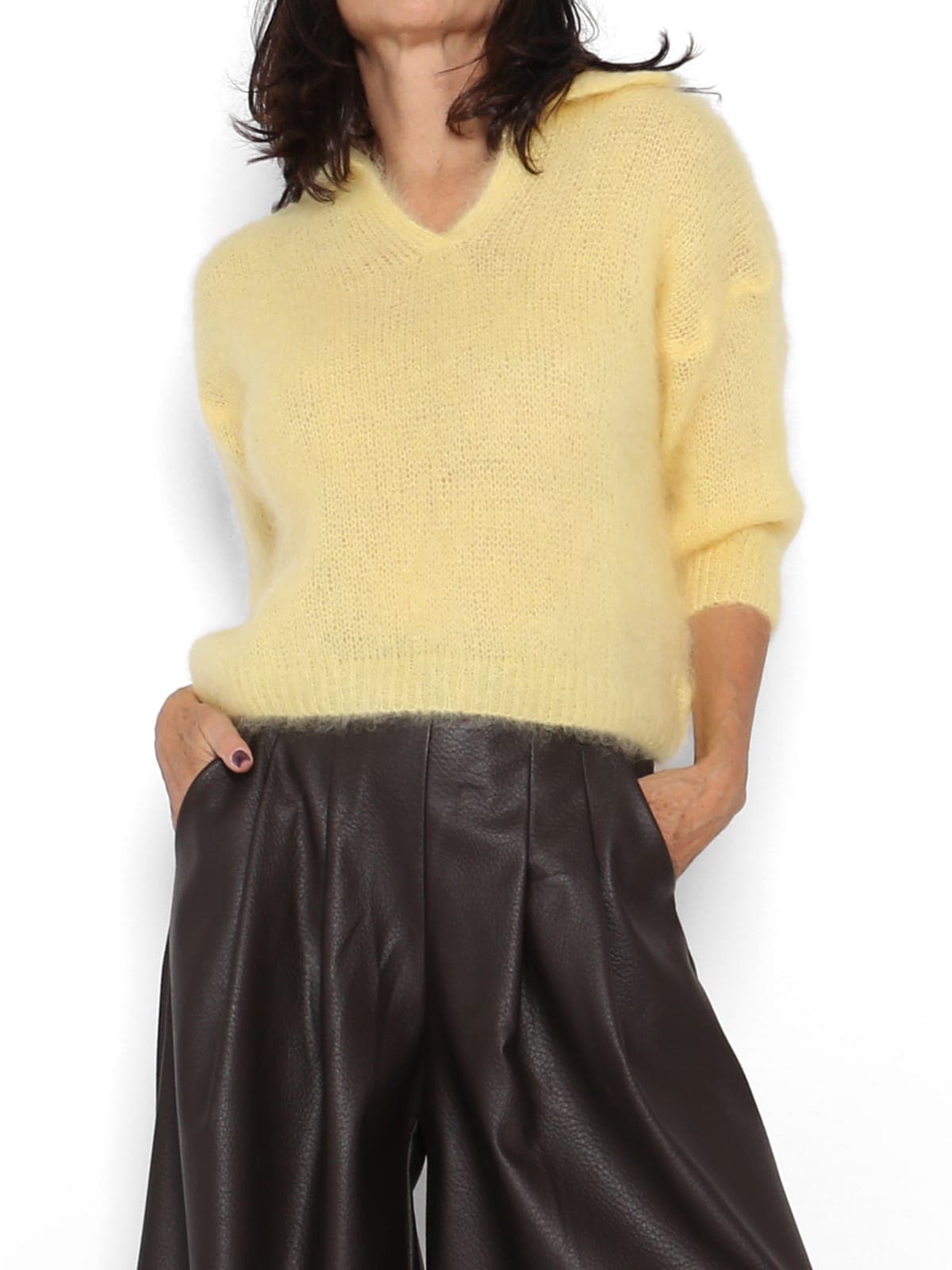 Pantalón Ecopiel Chocolate — foto 3