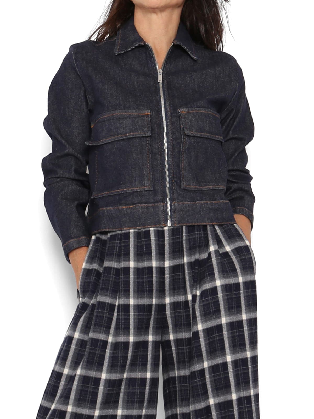 Chaqueta Vaquera Cremalleras