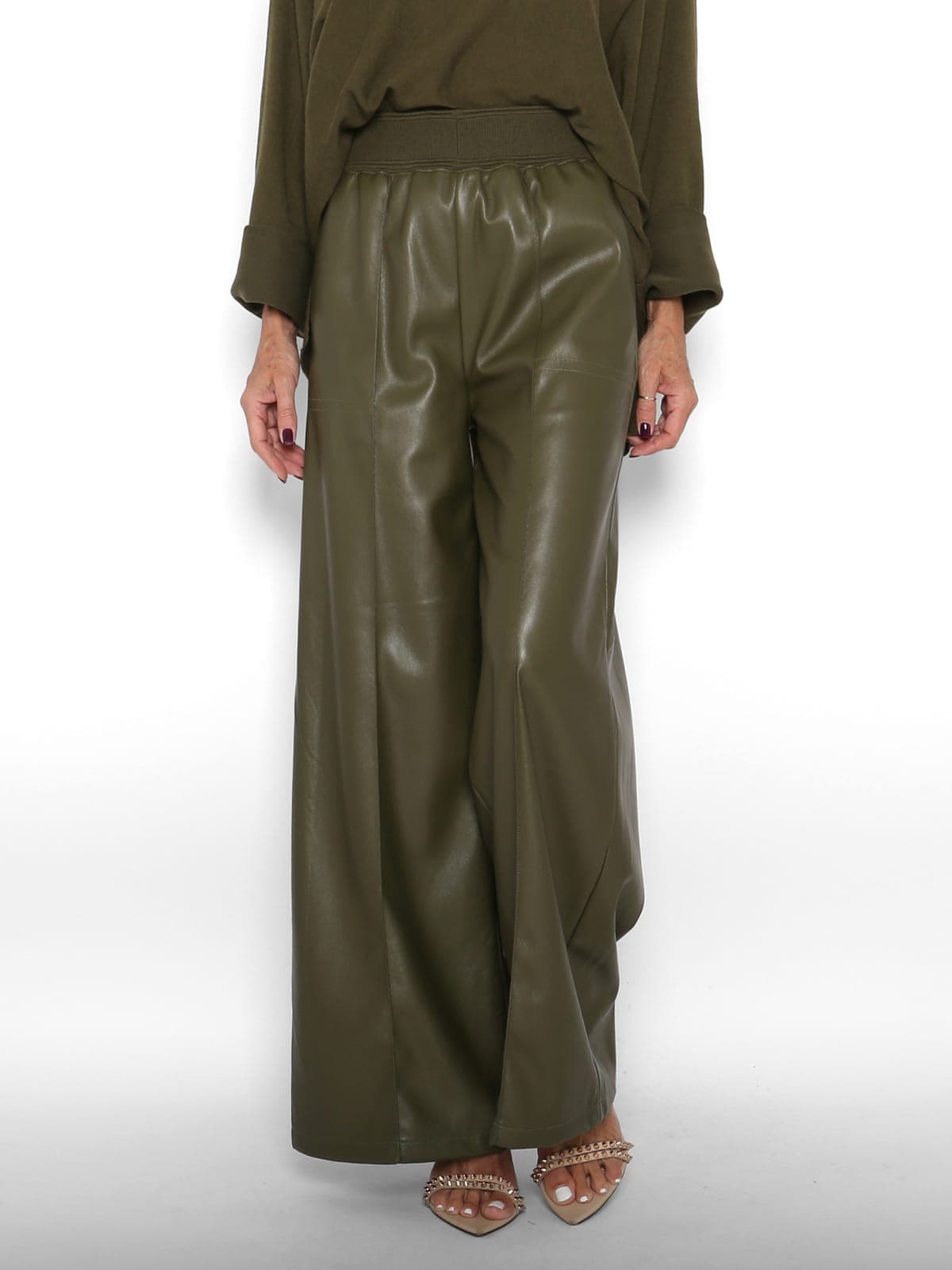 Pantalón Ecopiel Caqui