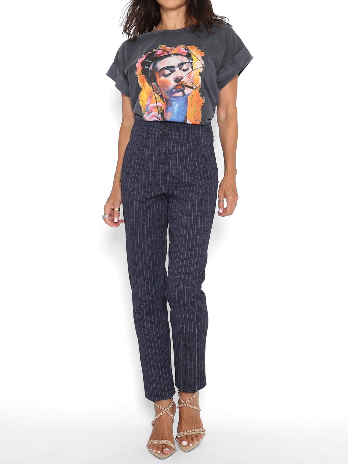 Pantalón Mil Rayas Azul — foto 5