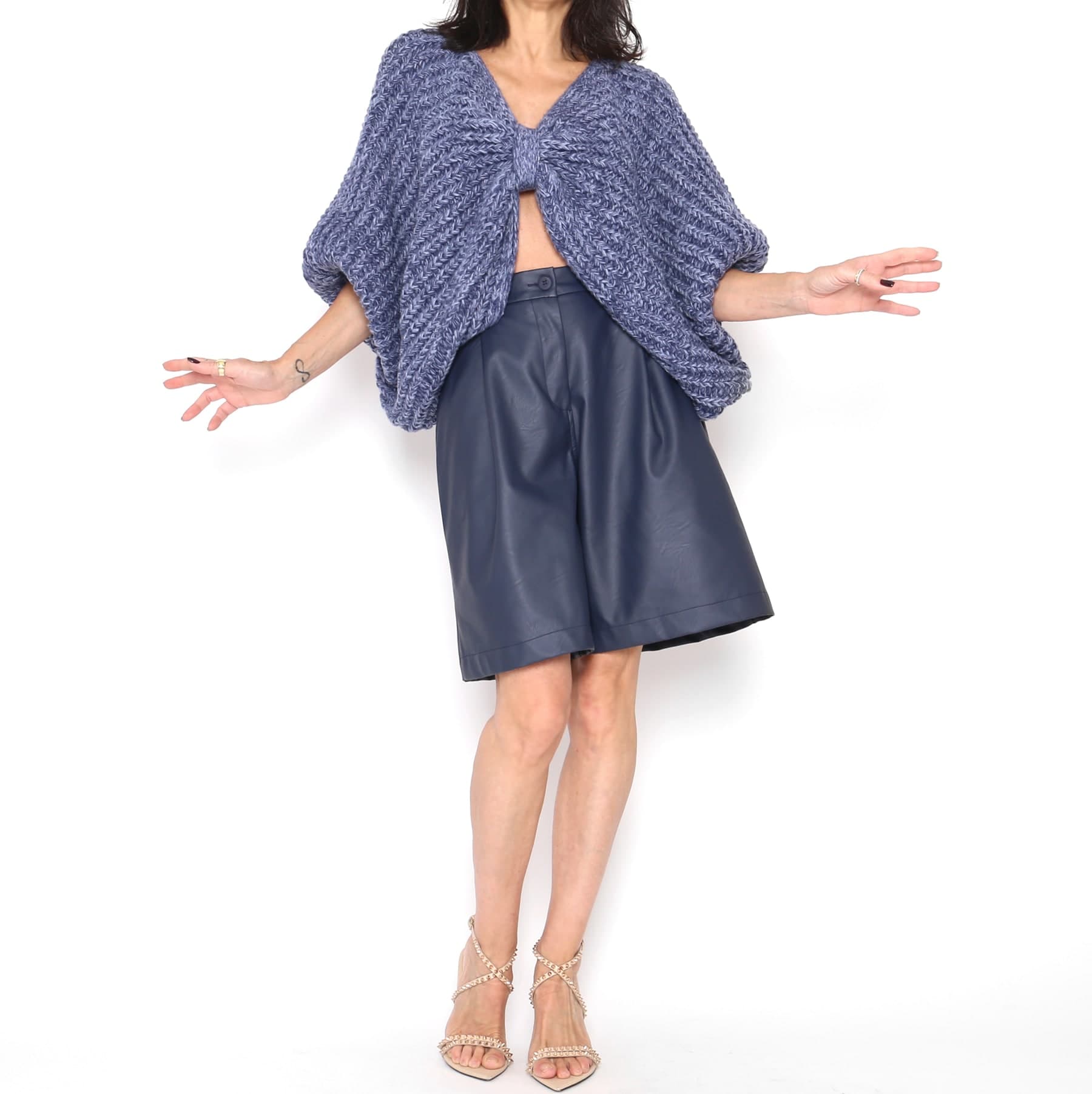 Bermudas Ecopiel Azul — foto 5