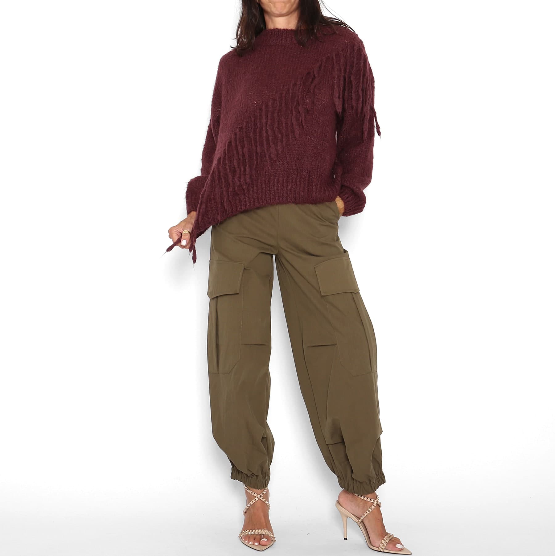 Pantalón Cargo Caqui — foto 6