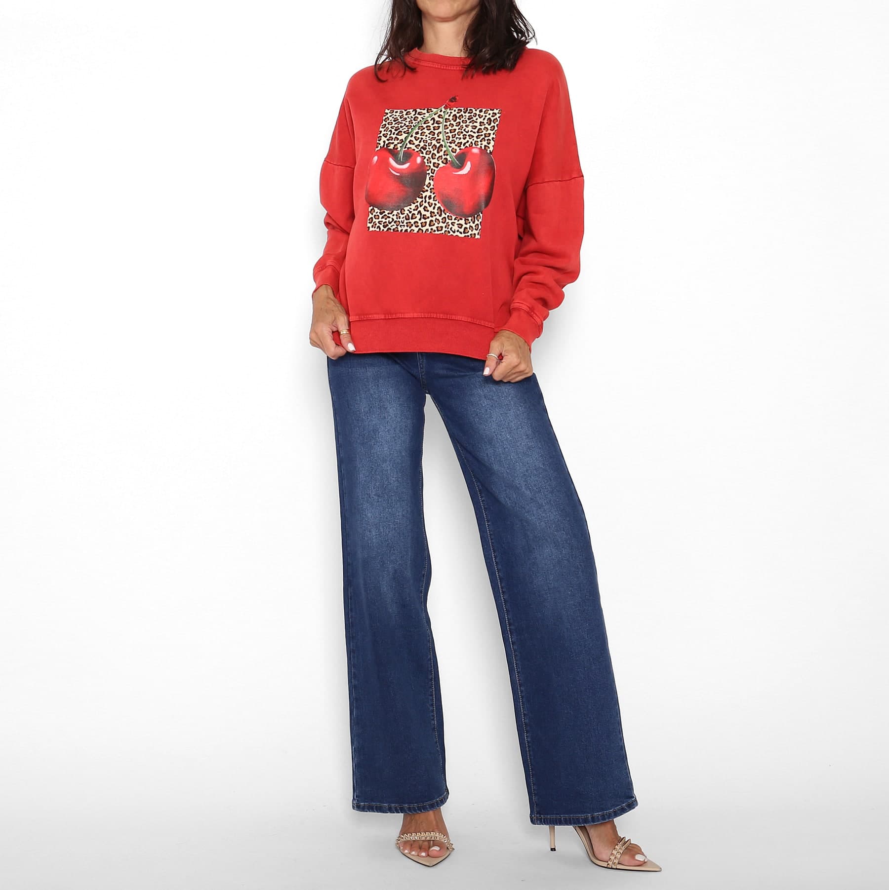 Sudadera Cherry Roja — foto 3