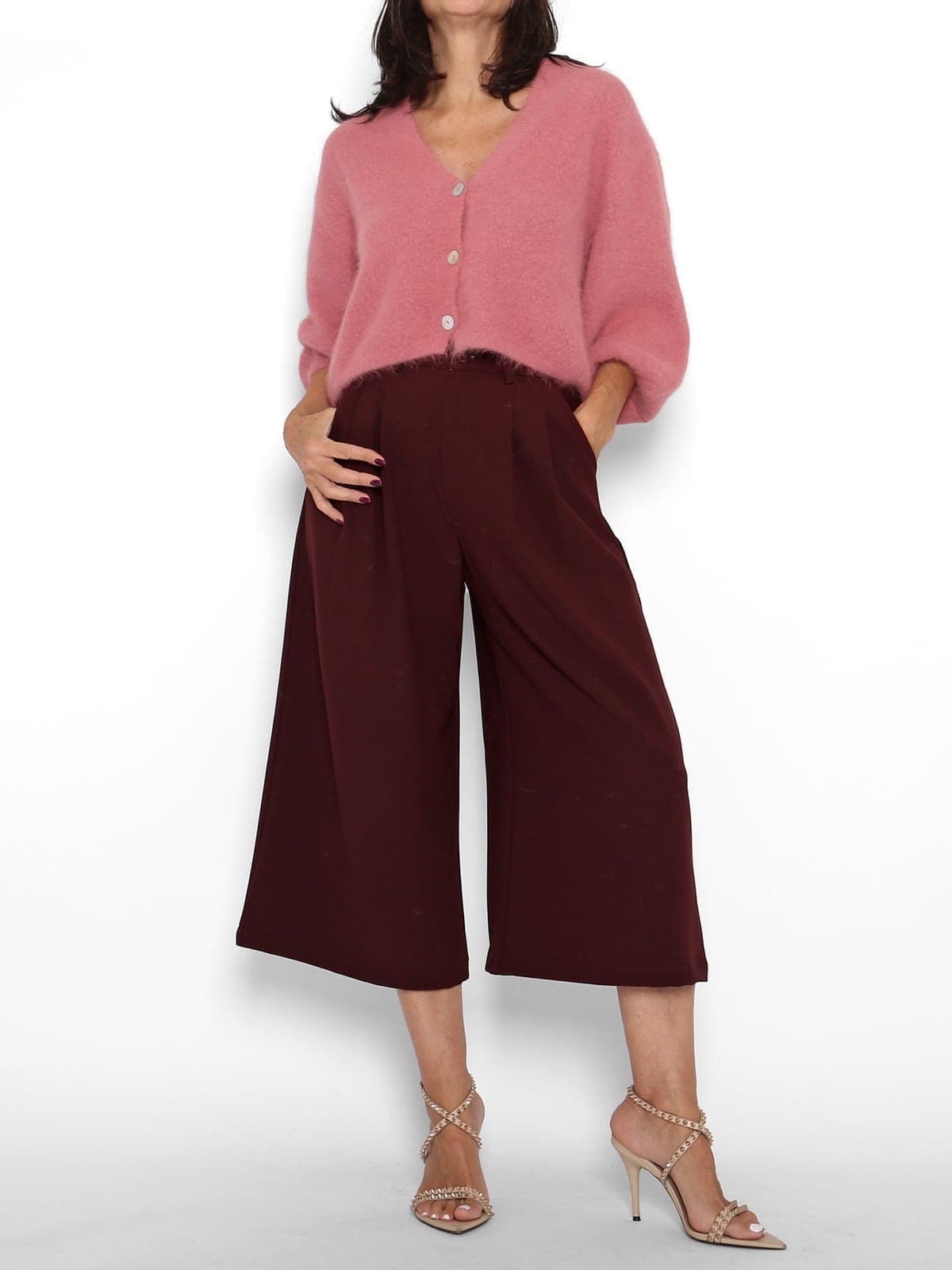Chaqueta de Punto Rosa — foto 2