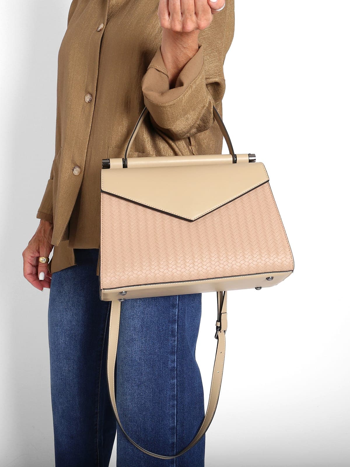 Bolso Reversible Beige — foto 3