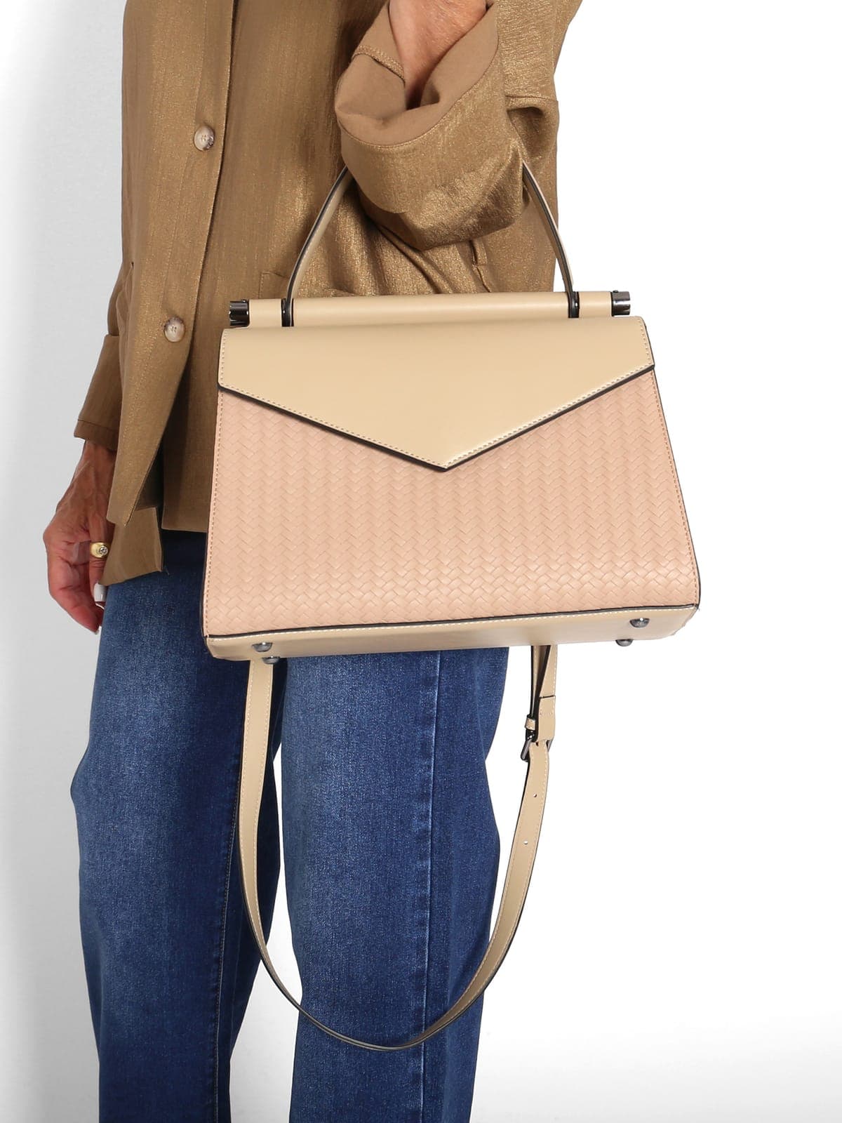Bolso Reversible Beige