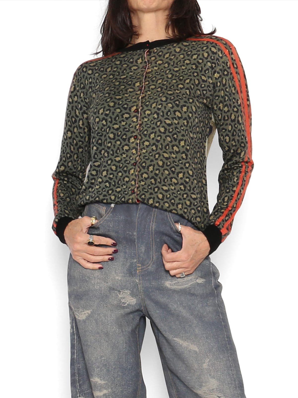 Chaqueta Punto Reversible Animal Print — foto 2