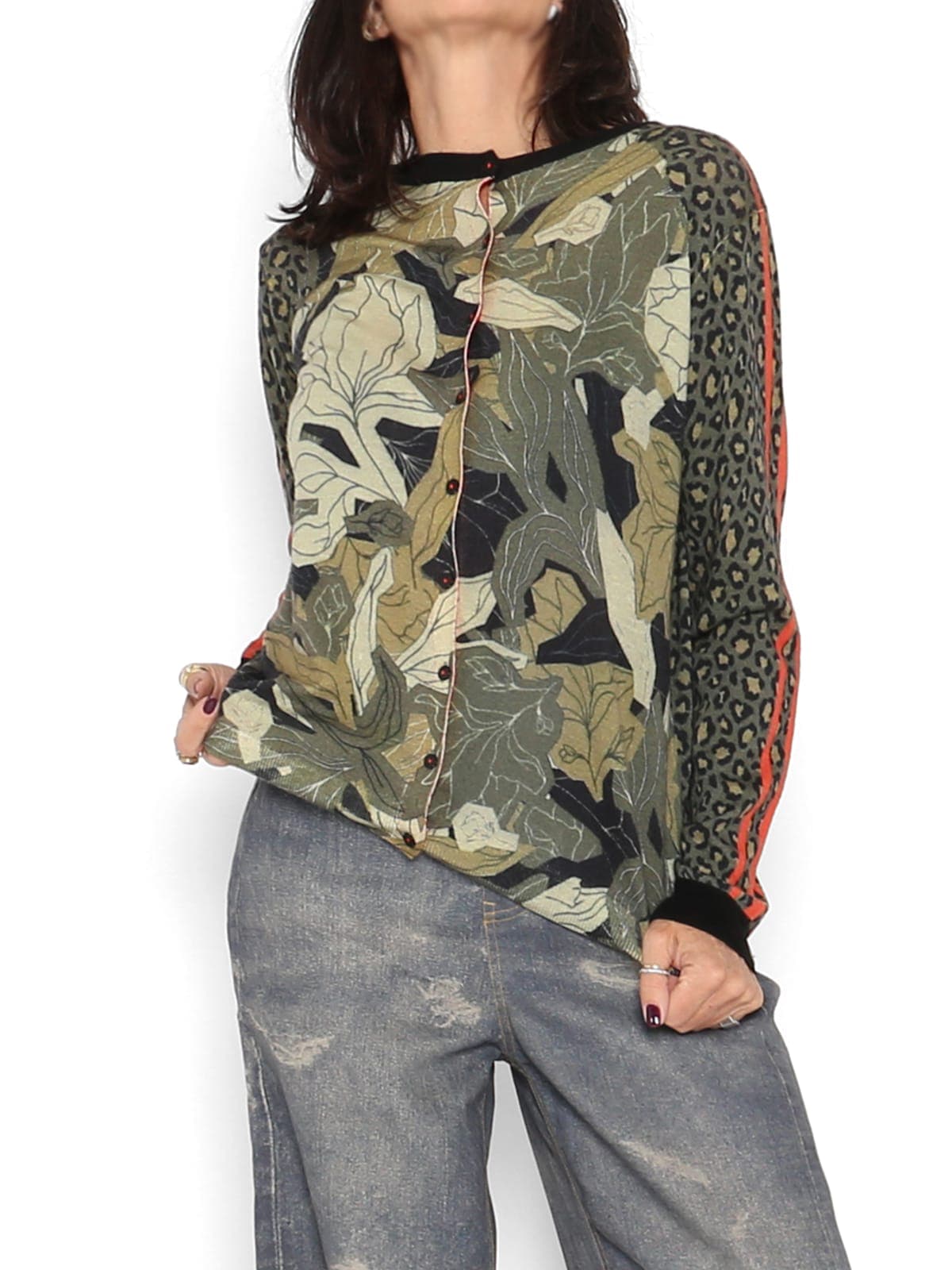 Chaqueta Punto Reversible Animal Print — foto 7