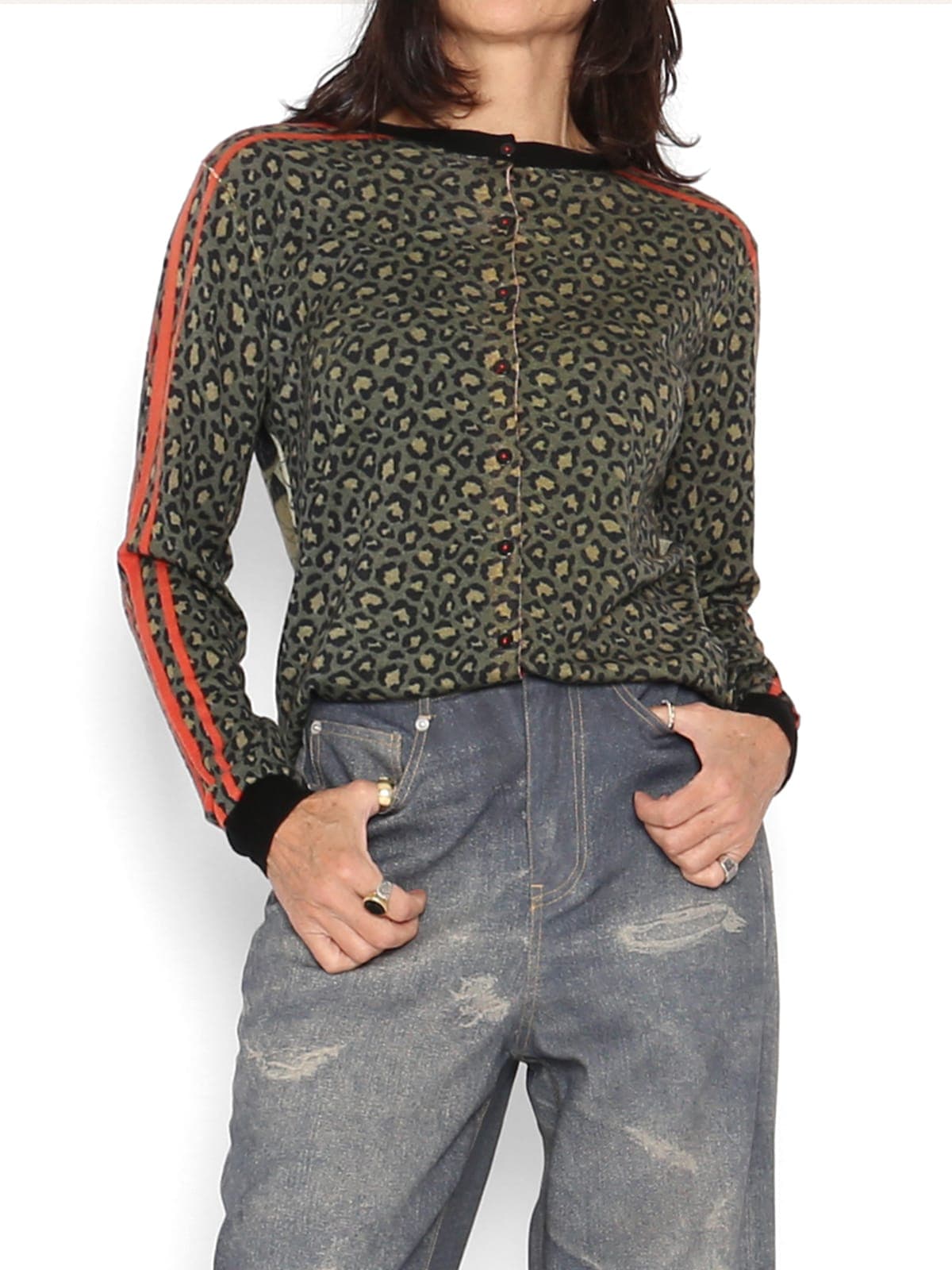 Chaqueta Punto Reversible Animal Print — foto 6